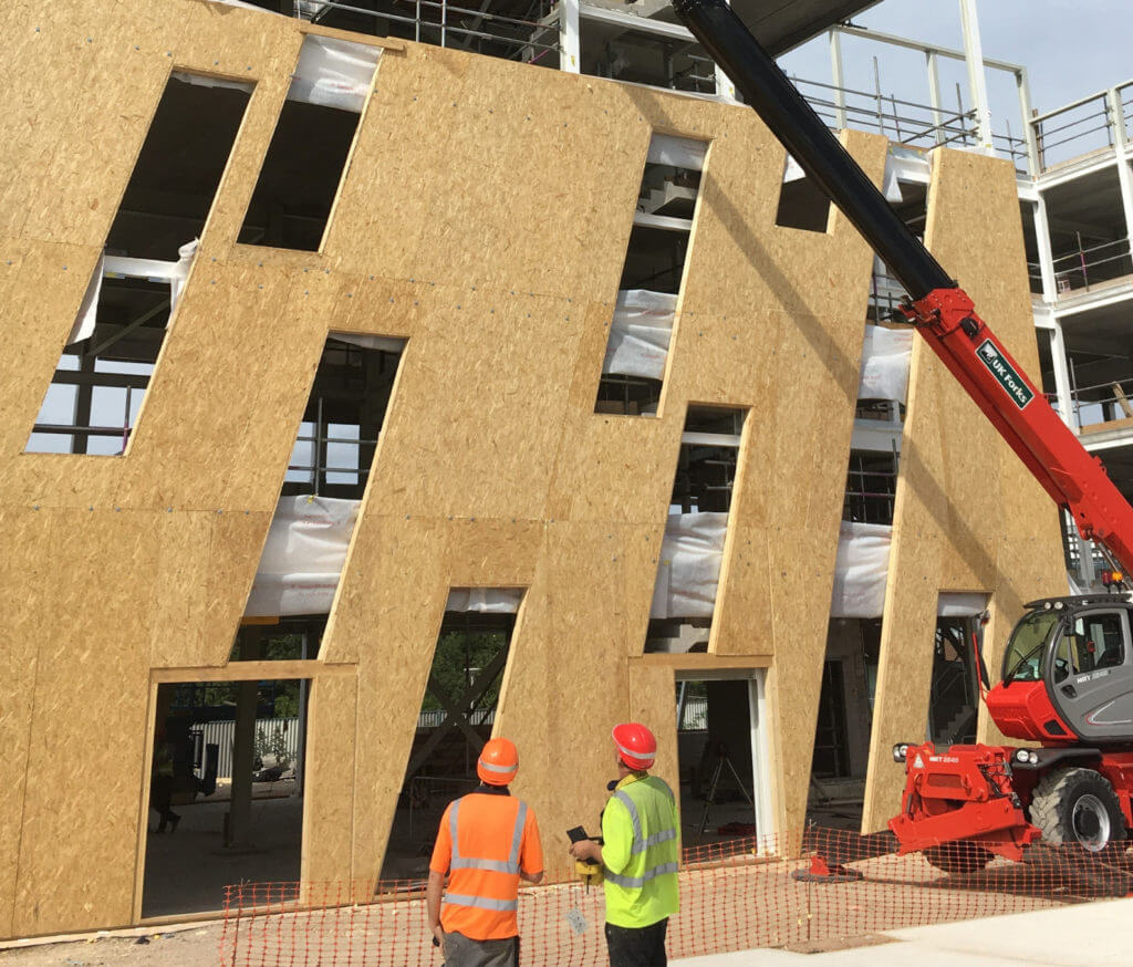 gera building Nottingham university | SIP Build UK design manufacture and install Structural insulated panel systems