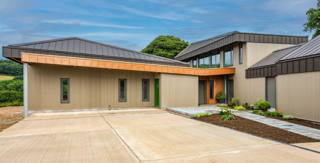 SIPs Cladding Project Derbyshire Longhouse featured on Grand designs