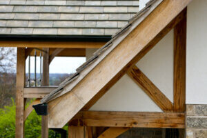 External completed SIP Project with Oak Frame