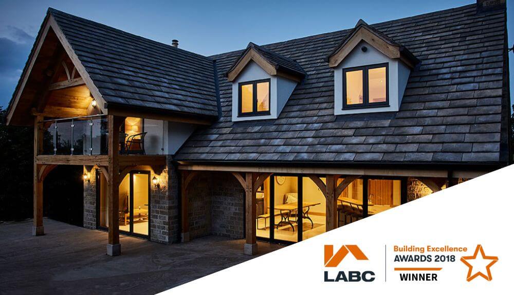 LABC Award winning SIP Cladding to an Oak Frame - Self Build Home in Mirfield