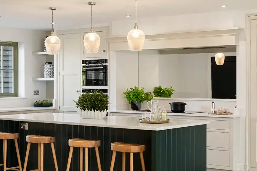 Handmade kitchen with Siemens appliances and energy-efficient comfort.